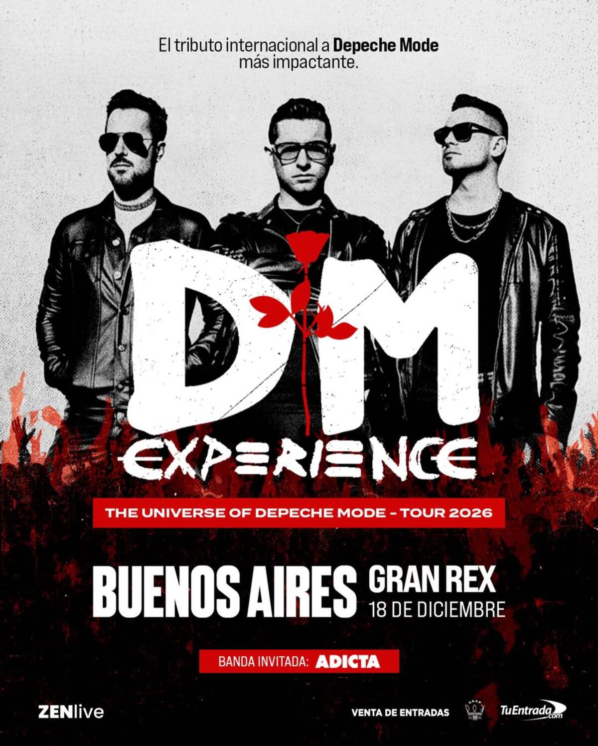 DM Experience llega al Teatro Gran Rex con “The Universe of Depeche Mode – Tour 2026”