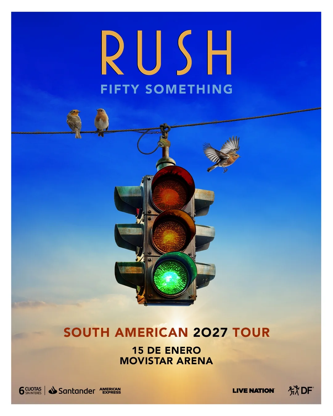 Rush vuelve a Argentina en 2027 con su gira “Fifty Something Tour”